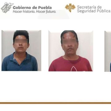 En posesión de aparente droga, Policía Estatal detiene a cuatro personas