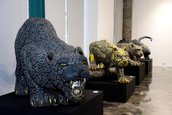 Puebla capital estrena magna exhibición de César Menchaca en Galería de Palacio Municipal