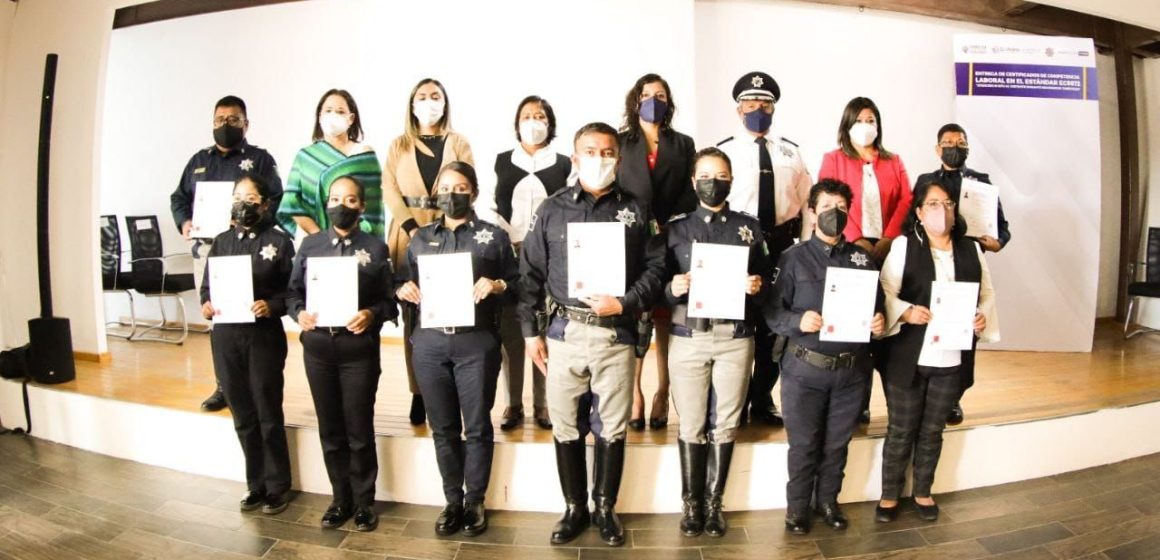 Certifican en materia turística a policías de San Andrés Cholula