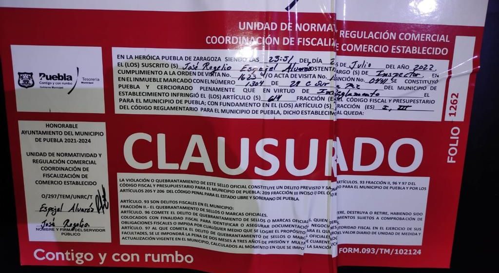 Normatividad municipal clausura casino clandestino en La Paz