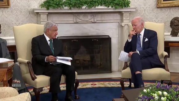 Migración es un “desafío conjunto” dijo Biden a AMLO