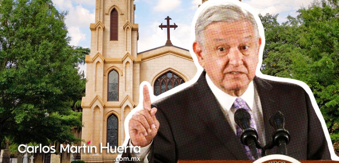 AMLO celebra postura de la iglesia católica para juntos construir la paz