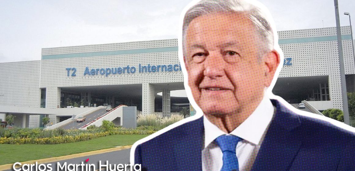 AMLO advierte desgracia de no atenderse falla estructural en T-2 del AICM