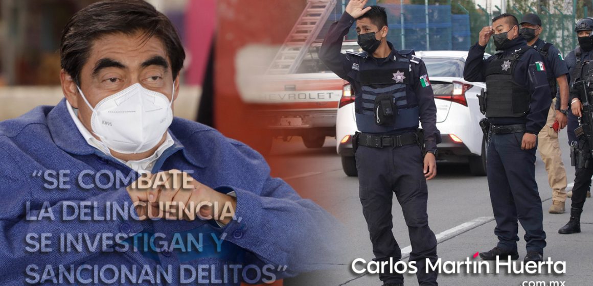 En Puebla se combate la delincuencia, se investigan y sancionan delitos: Barbosa