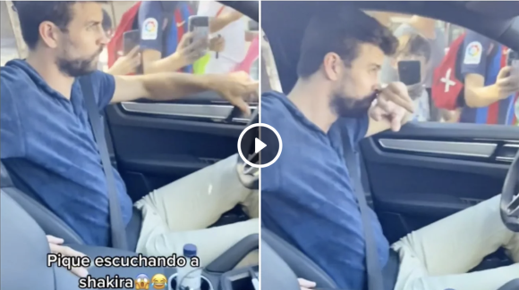 ¿Piqué no ha olvidado a Shakira? Lo captan escuchando una canción de la colombiana