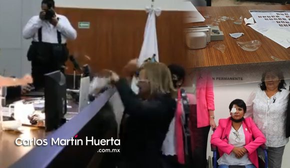 (VIDEO) Diputada morenista pelea por urna y lastima a compañera