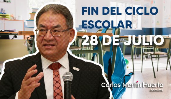Ciclo escolar en Puebla concluye el 28 de julio: SEP