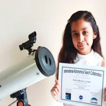 Niña mexicana descubre un asteroide para la NASA y llevará su nombre