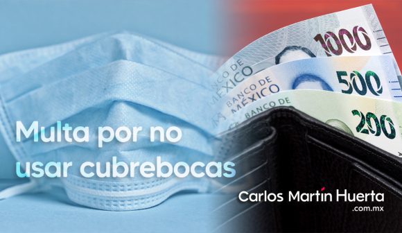 Multa de 500 pesos a quien no use cubrebocas en Atlixco