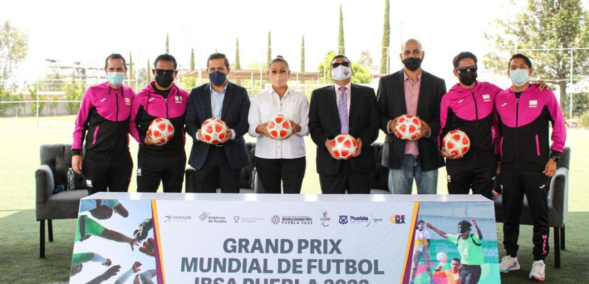 Todo listo para el Grand Prix Mundial de Futbol IBSA Puebla 2022