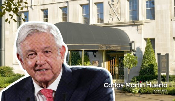 Cuánto cuesta una noche en el Hotel Lombardy, lugar en el que AMLO se hospeda en Washington