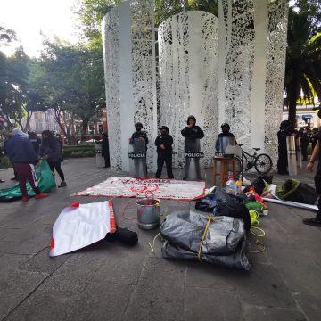 SSC asegura que no hubo represión en manifestación de estudiantes