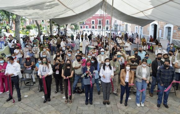 Inauguran primera Expo Feria Tandas para el Bienestar en Puebla