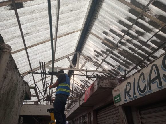 Remodelación del mercado Amalucan ya está en marcha