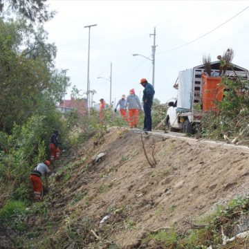 Comité de lluvias del Ayuntamiento de Puebla efectúa acciones para prevenir inundaciones