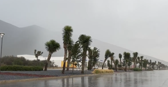 Llueve por fin en Monterrey
