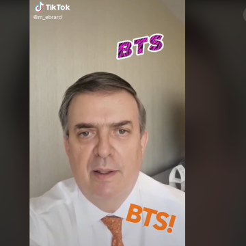 Marcelo Ebrard viaja a Corea y envía mensaje a fans de BTS