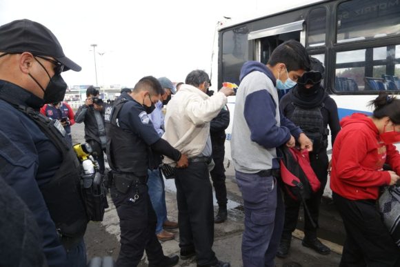 Policía Municipal implementa operativos en el transporte público