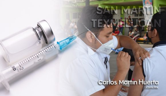 Inicia vacunación en Texmelucan para menores de 5 a 11 años