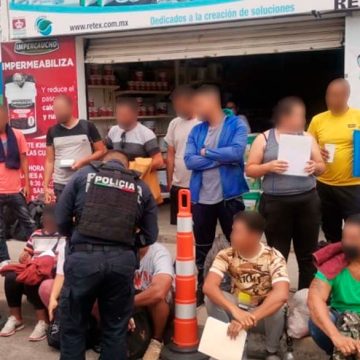 INM y Policía Municipal rescataron a  21 migrantes provenientes de Asia y Sudamérica