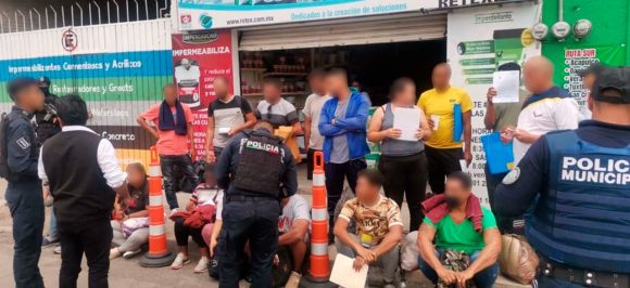 INM y Policía Municipal rescataron a  21 migrantes provenientes de Asia y Sudamérica