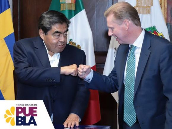 Brinda Puebla garantías y confianza a inversionistas, destaca Barbosa Huerta