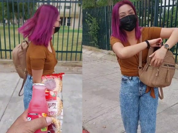 “Te comes tus galletitas” Papá lleva lunch a su hija en su primer día en la universidad