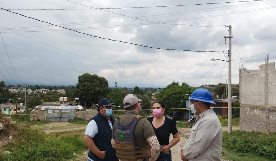 Finalizan trabajos de fuga de gas en San Cristóbal Tepatlaxco; familias podrán regresar a sus casas