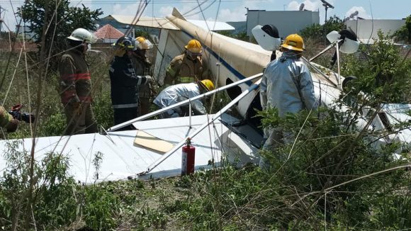 Se desploma avioneta en Xochitepec, Morelos