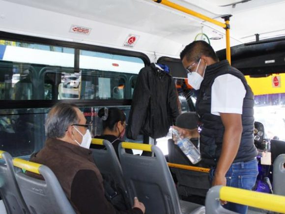 67b67dad997f4941f0f9d5fa59617a1e_L Continúa SMT con operativos sanitarios en el transporte público