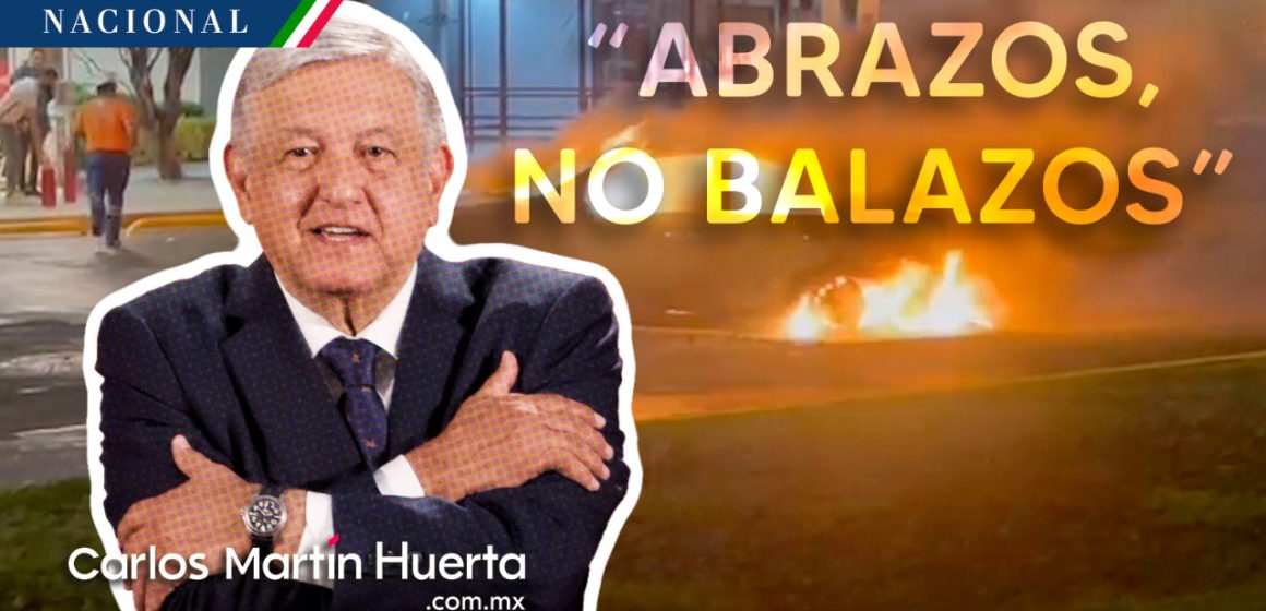 AMLO reitera su estrategia de seguridad “aunque no les guste, abrazos, no balazos”