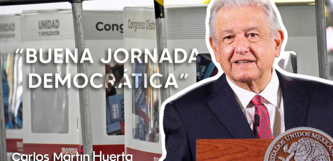 AMLO celebra elección de Morena; reconoce acarreo e inducción al voto