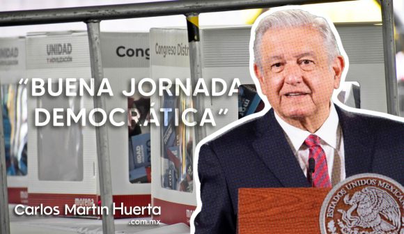 AMLO celebra elección de Morena; reconoce acarreo e inducción al voto