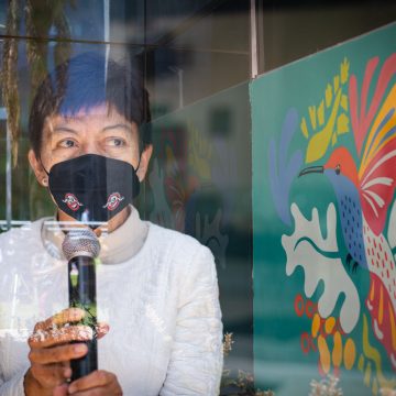 Inaugura la Rectora Lilia Cedillo el jardín para colibríes Xanat Chu Jun