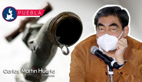 Barbosa anuncia inversión para dotar de agua a los poblanos