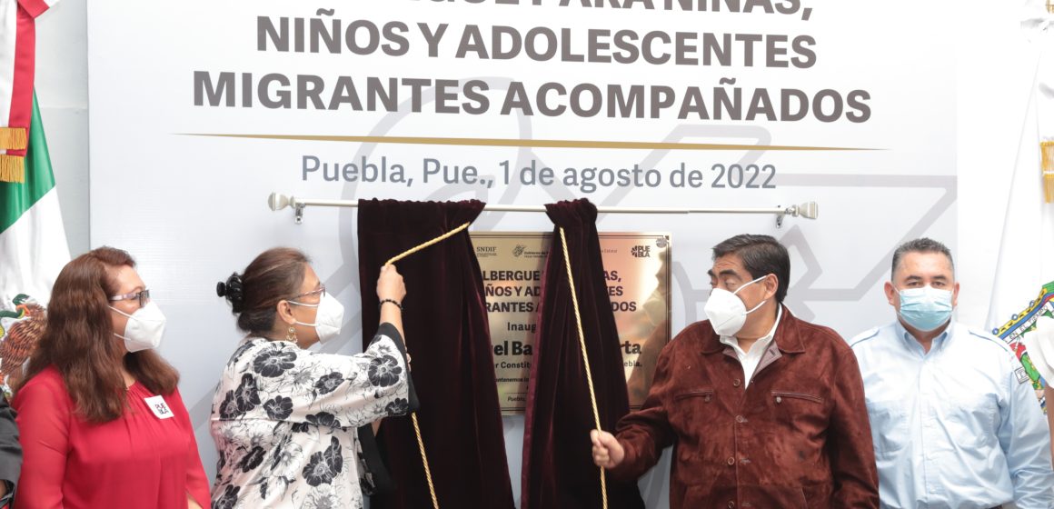 Gobierno de Puebla inaugura albergue para menores migrantes acompañados
