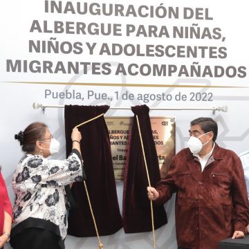Gobierno de Puebla inaugura albergue para menores migrantes acompañados