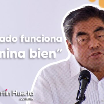 A tres años de gobierno, el estado funciona y camina bien: Miguel Barbosa