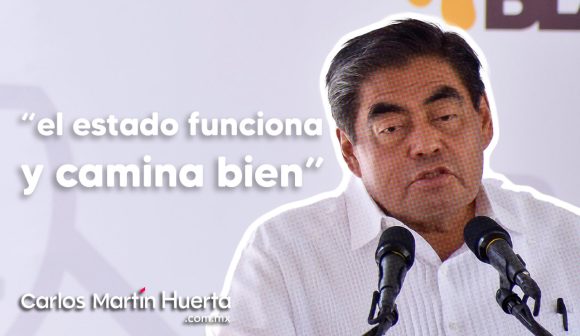 Miguel Barbosa A tres años de gobierno, el estado funciona y camina bien: Miguel Barbosa