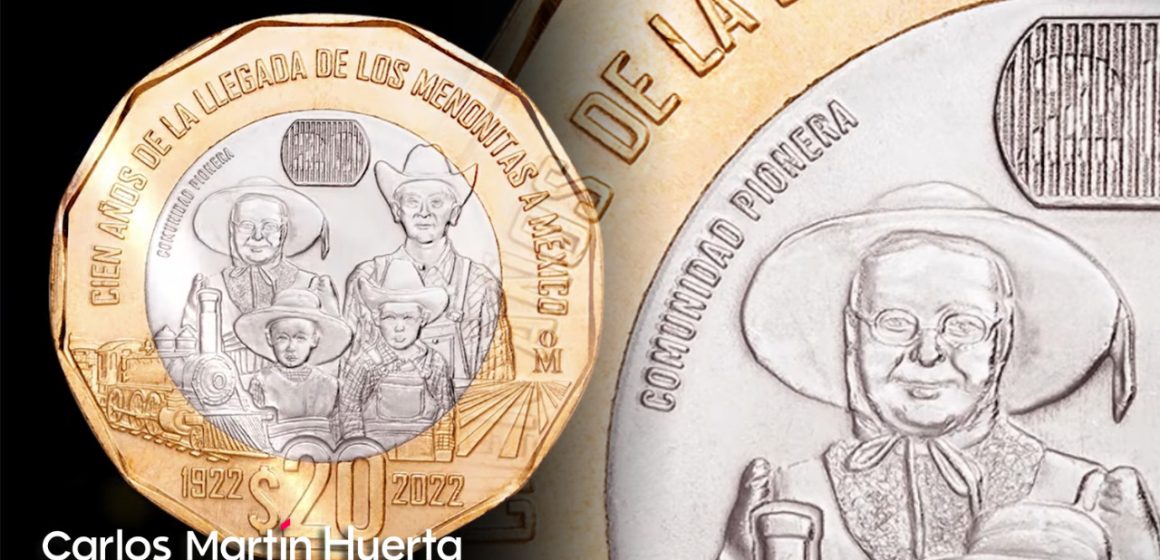 Banxico conmemora a Menonitas y pone en circulación moneda de 20 pesos