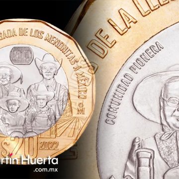 Banxico conmemora a Menonitas y pone en circulación moneda de 20 pesos