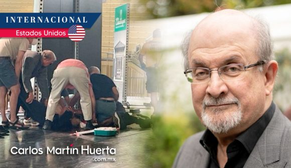 Atacan al escritor Salman Rushdie en Nueva York