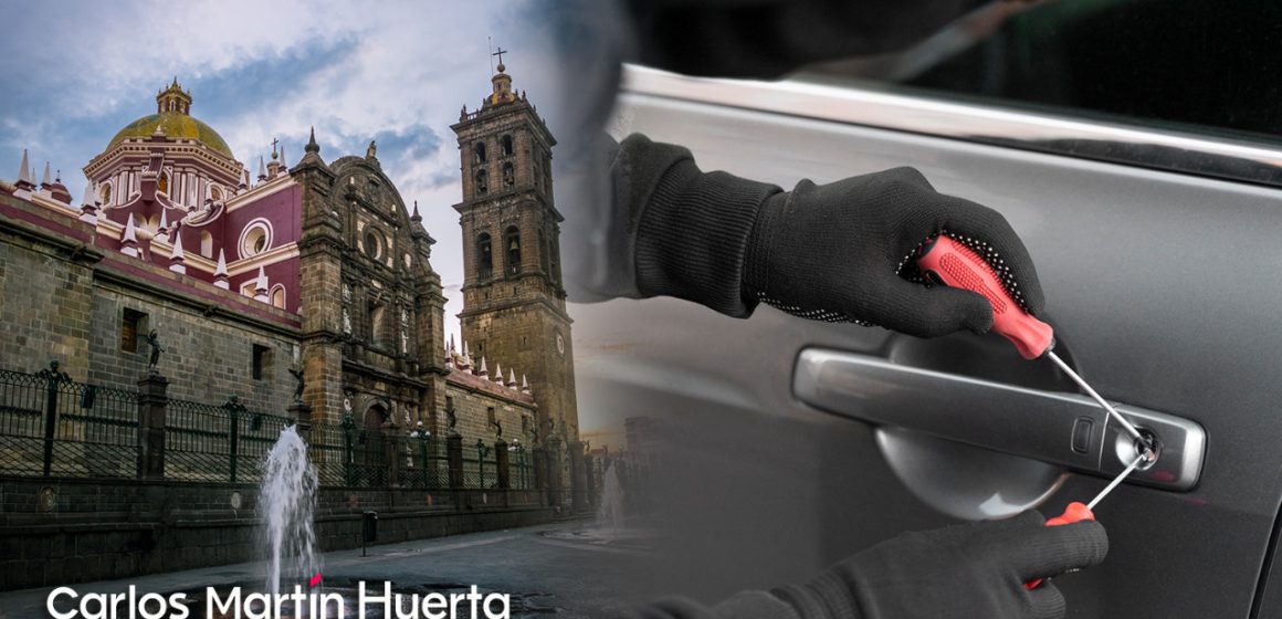 Puebla, el cuarto estado con mayor número de robo de vehículos ligeros