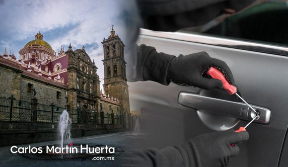 Portada Robo de vehículos Puebla CMH Puebla, el cuarto estado con mayor número de robo de vehículos ligeros