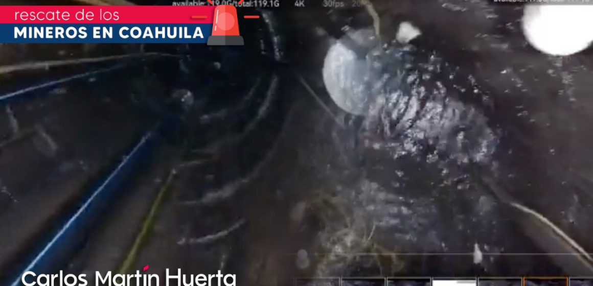 (VIDEO) Así luce uno de los pozos donde están atrapados los 10 mineros en Coahuila