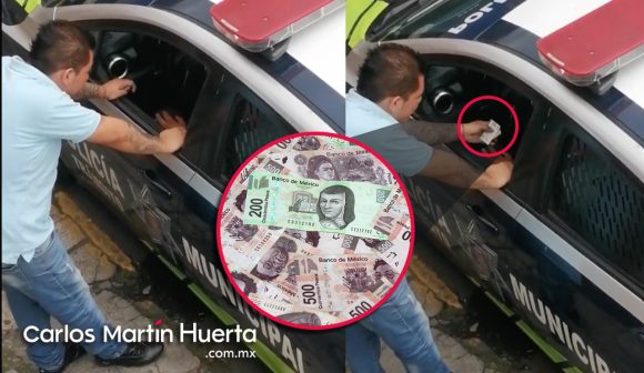Portada Tránsito Puebla Mordida CMH (VIDEO) Agente de tránsito recibe ‘mordida’ en Puebla; ya fue suspendido