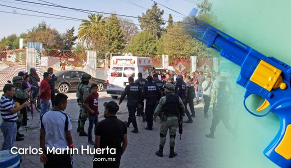 Asaltaba con pistola de juguete; casi lo linchan en Totimehuacán