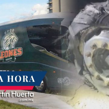 (VIDEO) Balean camión de Leones de Yucatán; intentaban robarles