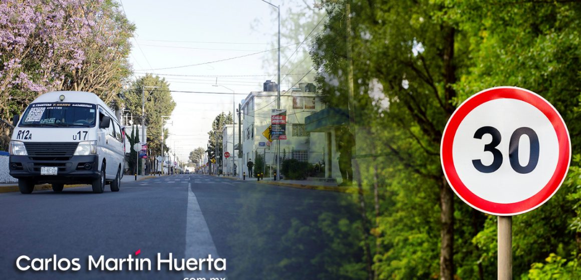 Conoce las calles de Puebla donde deberás circular a no más de 30 km/h