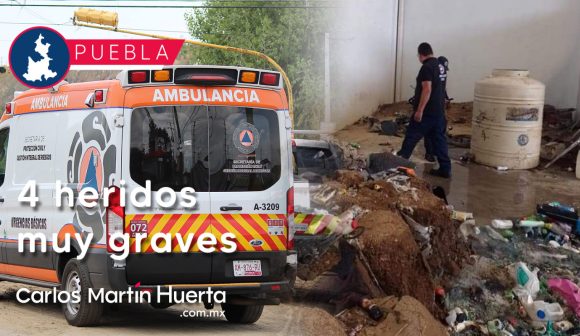 Muy graves cuatro de cinco heridos tras explosión de toma clandestina en Cuautlancingo